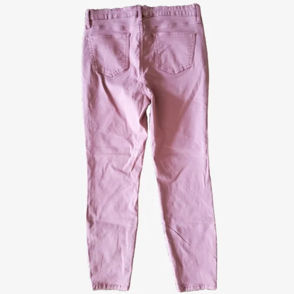 Buffalo David Bitton Havana High Rise Light Pink Ankle Jeans - Picture 3 of 3